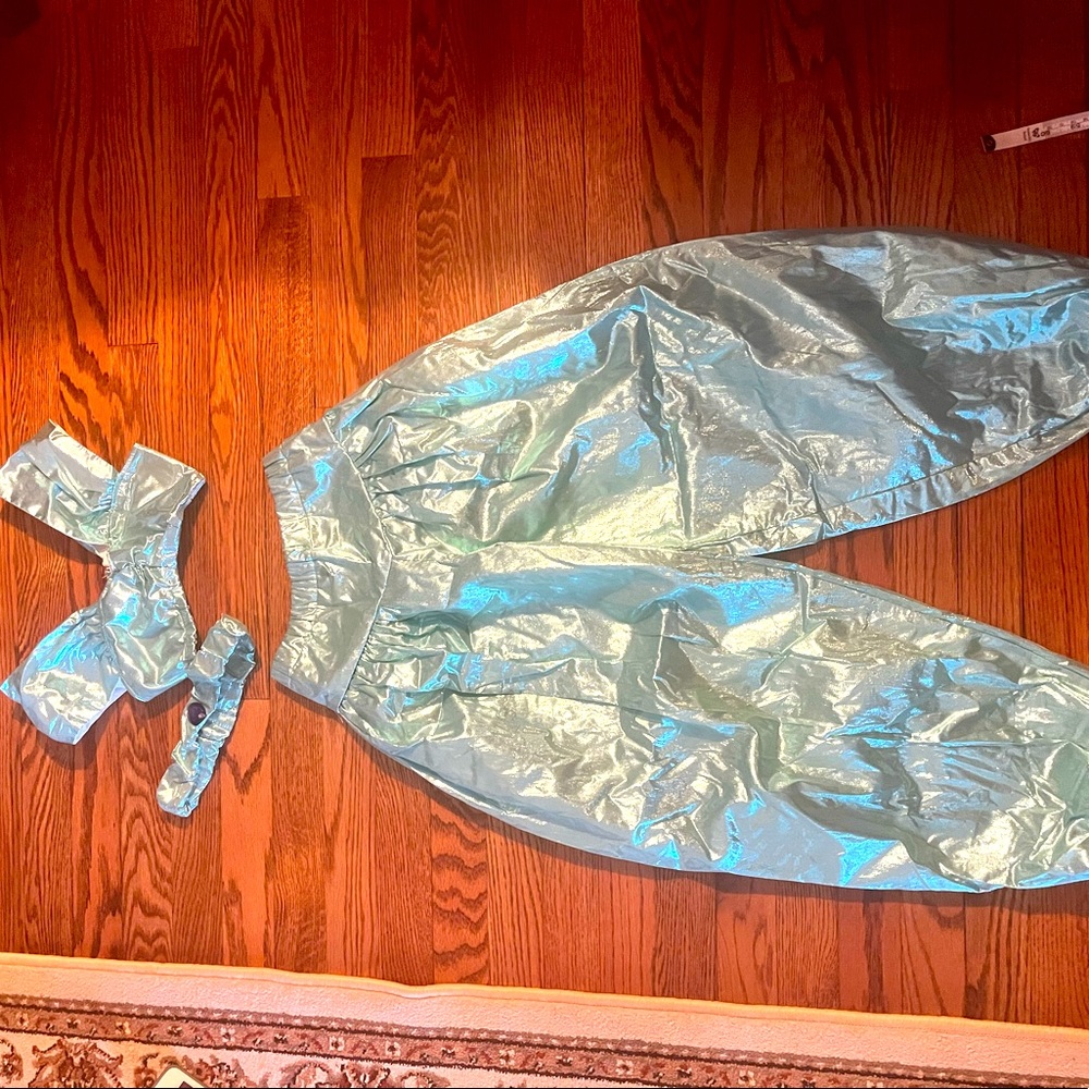 A little girls Jasmine costume